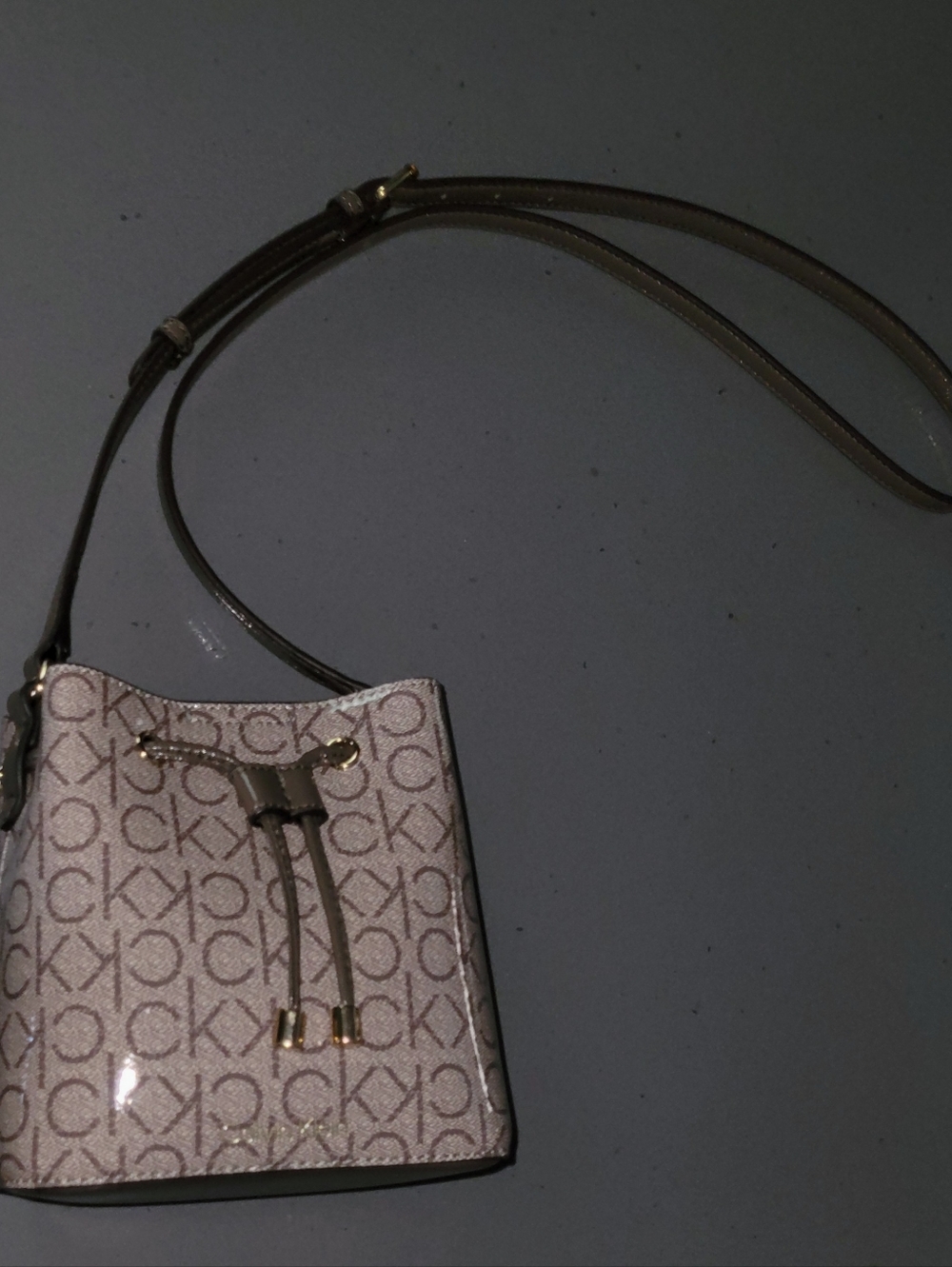 Calvin Klein Small Crossbody Handbag NWOT Coated Canvas